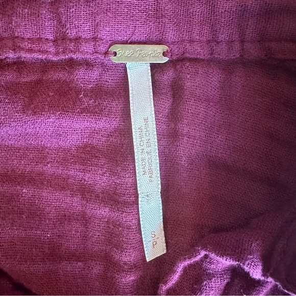 Free People Gauze Button Down Dress Tunic S - Picture 6 of 6